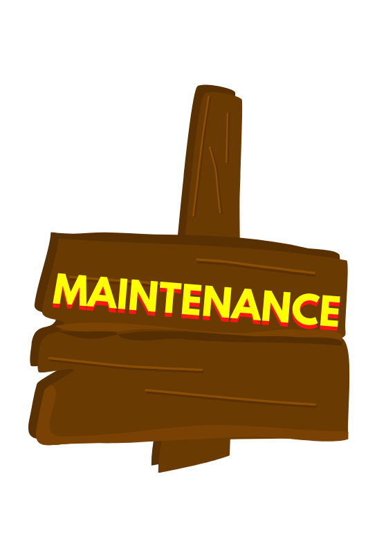 Maintenance en cours